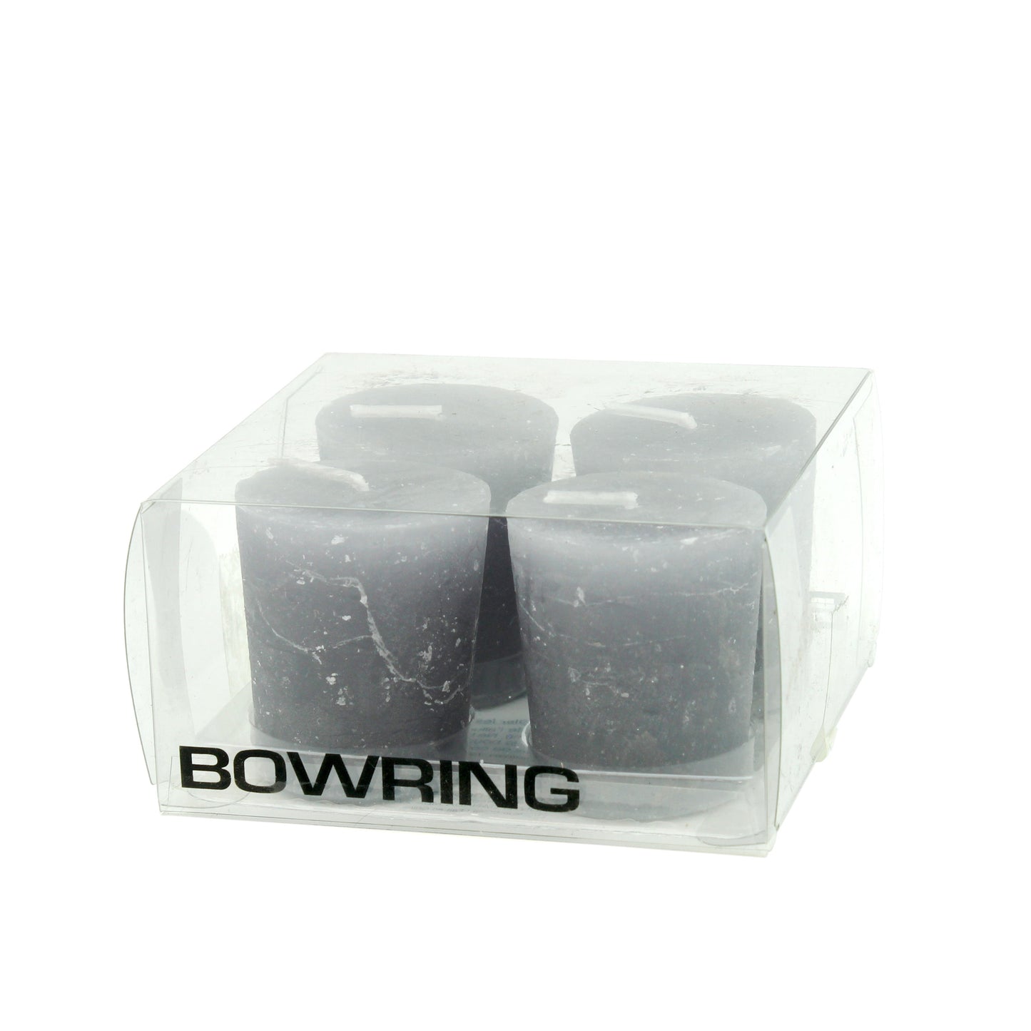 Votive Candles Set of 4 Pewter