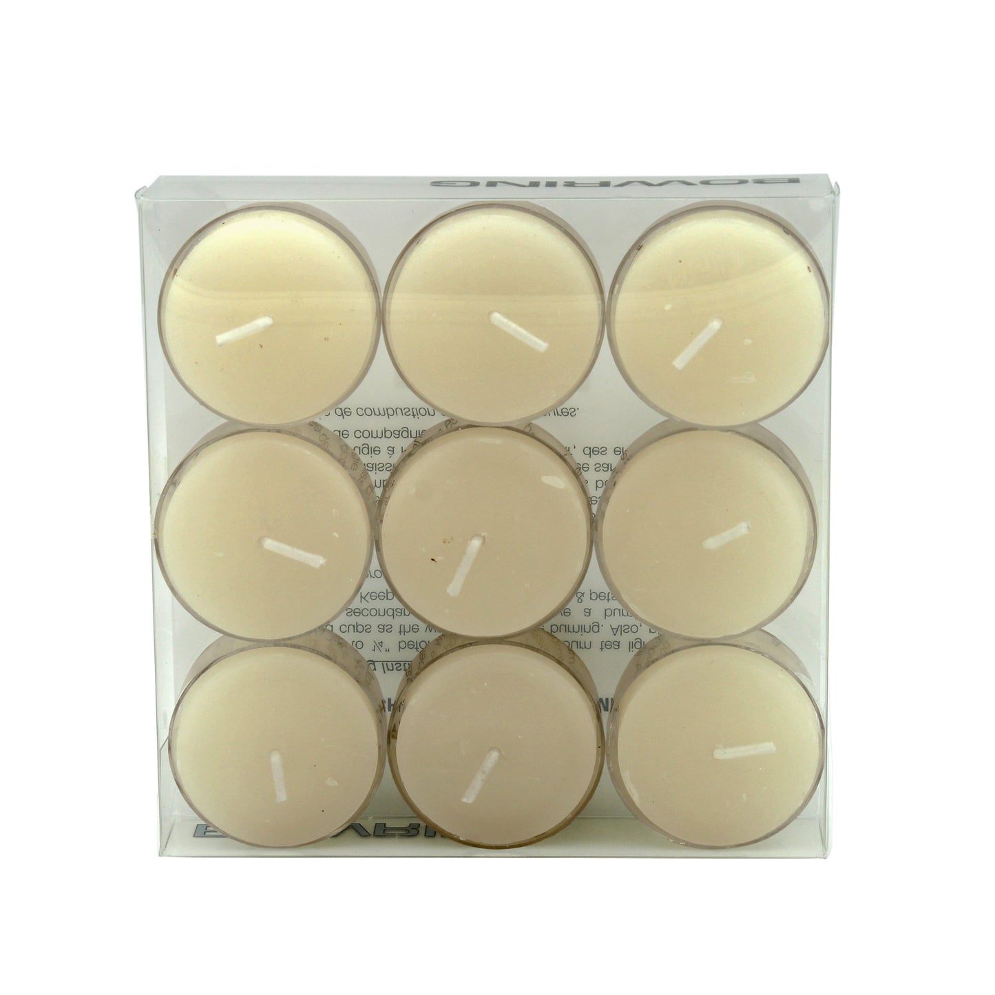 Tealight Candles Set of 9 Chantilly