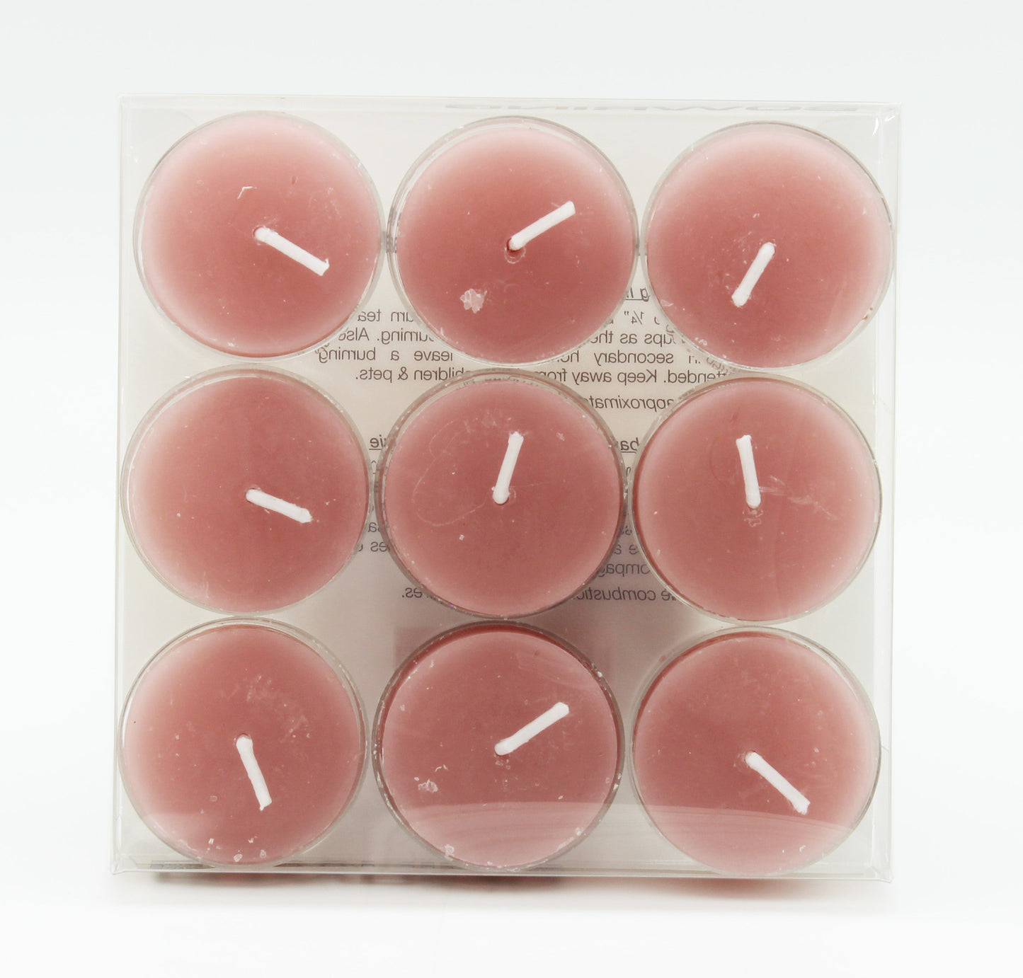 Tealight Candles Set of 9 Blush