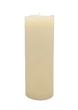 Flameless LED Candle Ivory 3"Dia. X 8"H