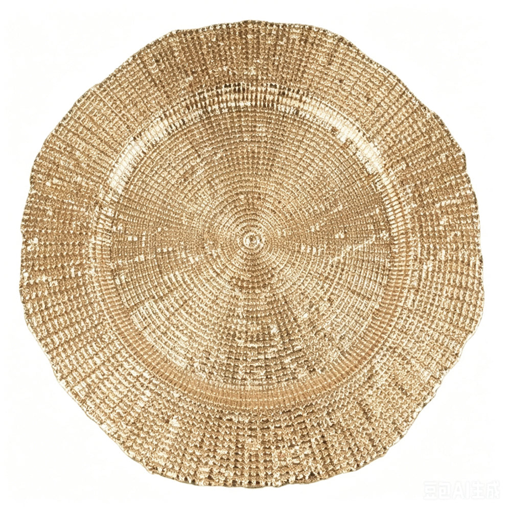 Luna 33cm Champagne Charger