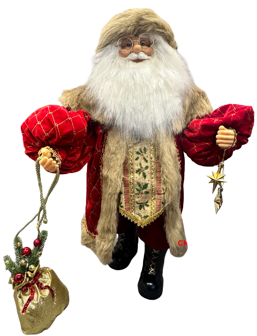 Imperial Santa 80cm with Red Coat