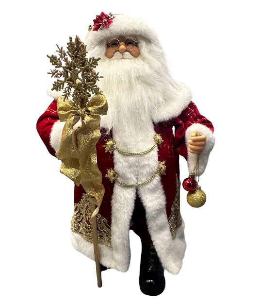 Imperial Santa 60cm with Red Coat