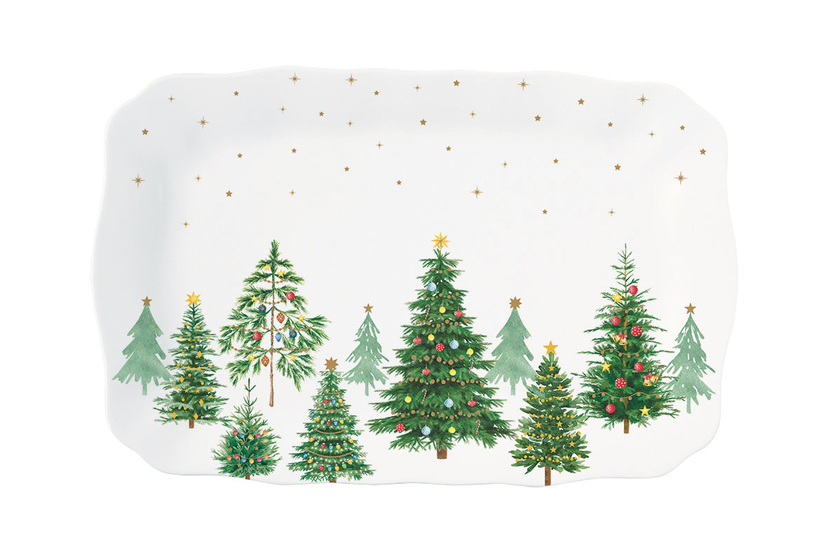 Festive Trees 35cm (13.8in) Platter