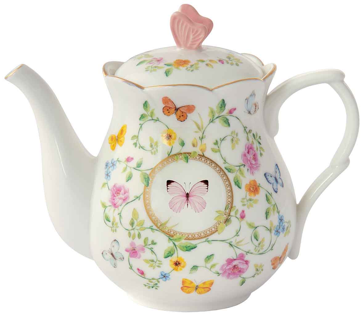 Dancing Butterflies 900ml (30oz) Teapot