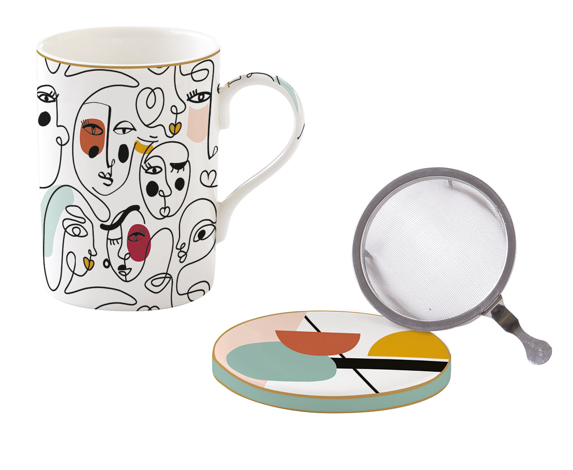 Modernism 350ml (12oz) Infuser Mug