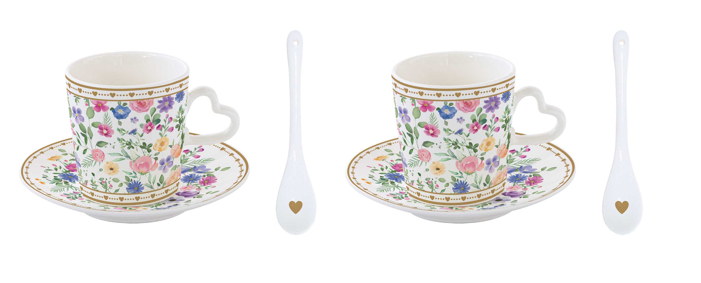 Mon Amour 100ml (3.4oz) Espresso Cup Set
