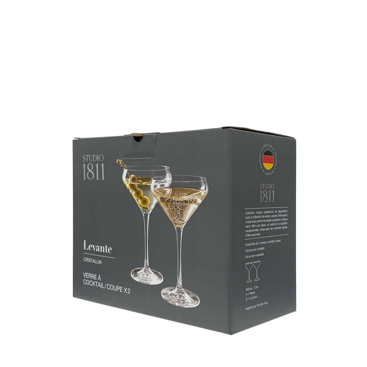 Levante Cocktail 365ml (12oz) Set of 2