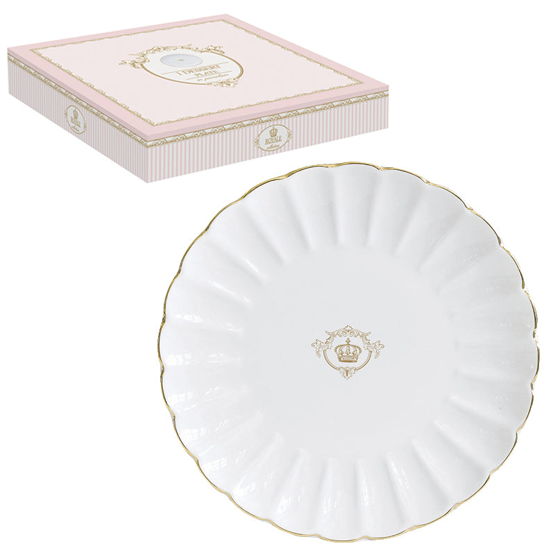Royale White 19cm Plate
