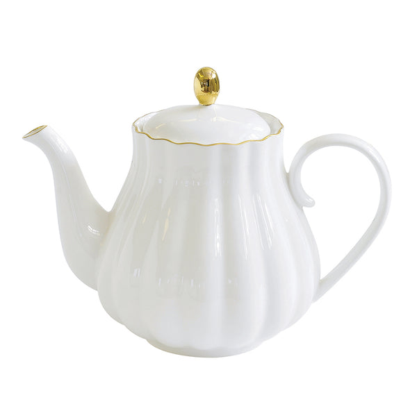Royale White 800ml Teapot