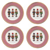 Nutcracker 19cm (7.5in) Set of 4 Dessert Plates