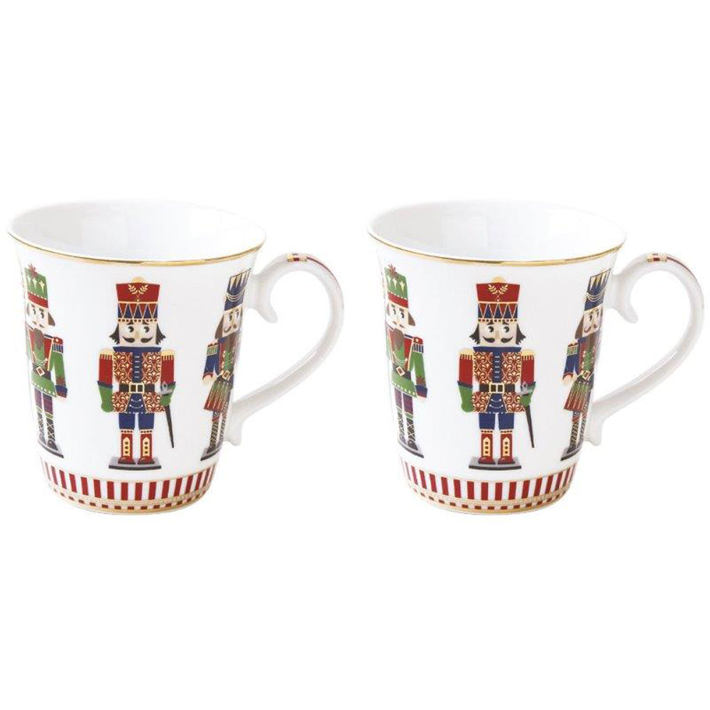 Nutcracker 275ml (9.5oz) Set of 2 Mugs