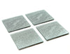 Silver Glitter Set 4 Square Coasters