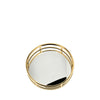 Aspen 19" Round Tray, Matte Gold