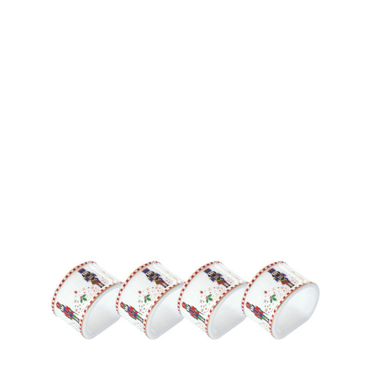 Nutcracker Set of 4 Napkin Rings