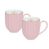 Royale Pink Set of 2 300ml Mugs