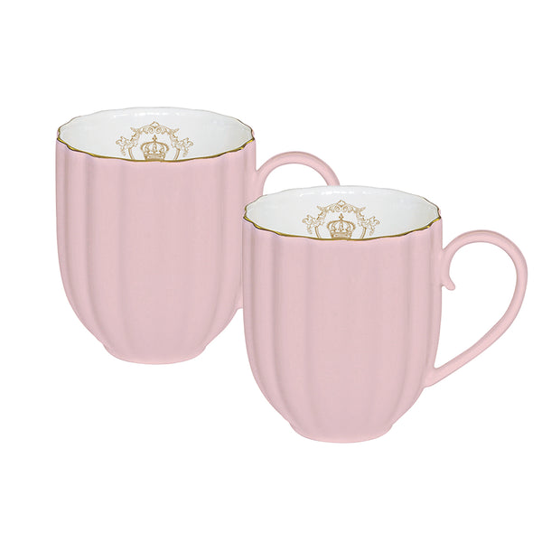 Royale Pink Set of 2 300ml Mugs