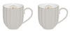 Royale Grey Set of 2 300ml Mugs