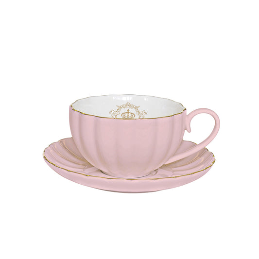 Royale Pink Cup & Saucer 200ml (6.8oz)