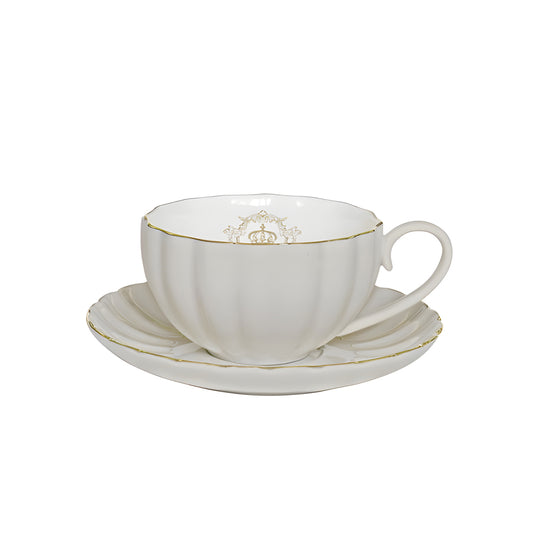 Royale Grey Cup & Saucer 200ml (6.8oz)