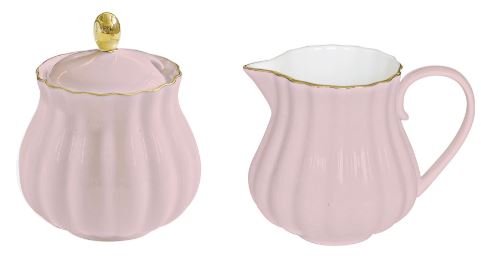 Royale Pink Creamer & Sugar Set