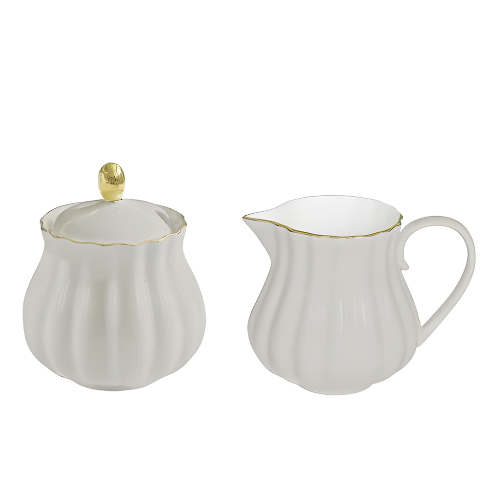 Royale Grey Creamer & Sugar Set