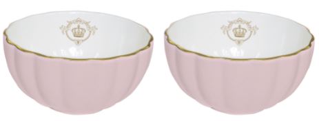 Royale Pink Set of 2 Bowls 12cm