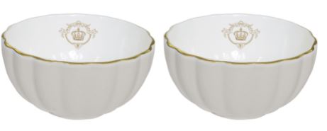 Royale Grey Set of 2 Bowls 12cm