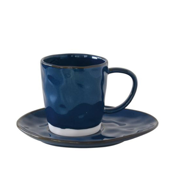 Interiors 250ml Cup & saucer, Blue