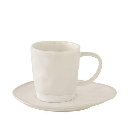 Interiors 250ml Cup & saucer, White