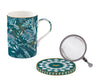Atmosphere Jungle 350ml Mug with Lid & Metal Infuser