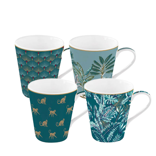 Atmosphere Jungle 300ml Mugs Set of 4