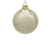 8cm Iced Champagne Ornament