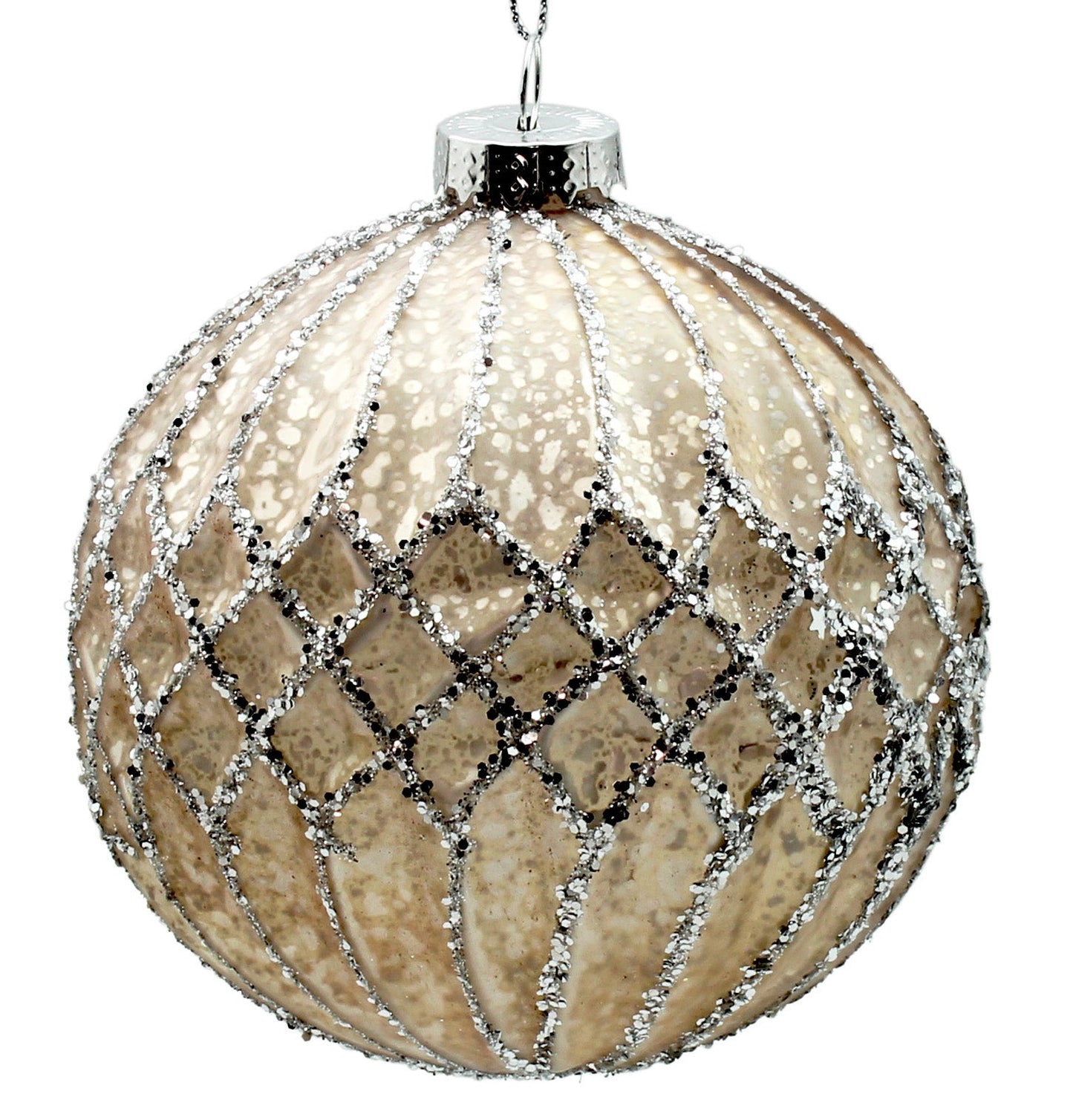 10cm Antiqued Pewter Ornament