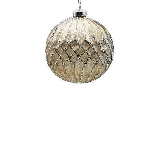 10cm Antiqued Pewter Ornament
