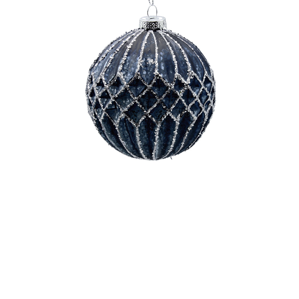 10cm Blue Ornament