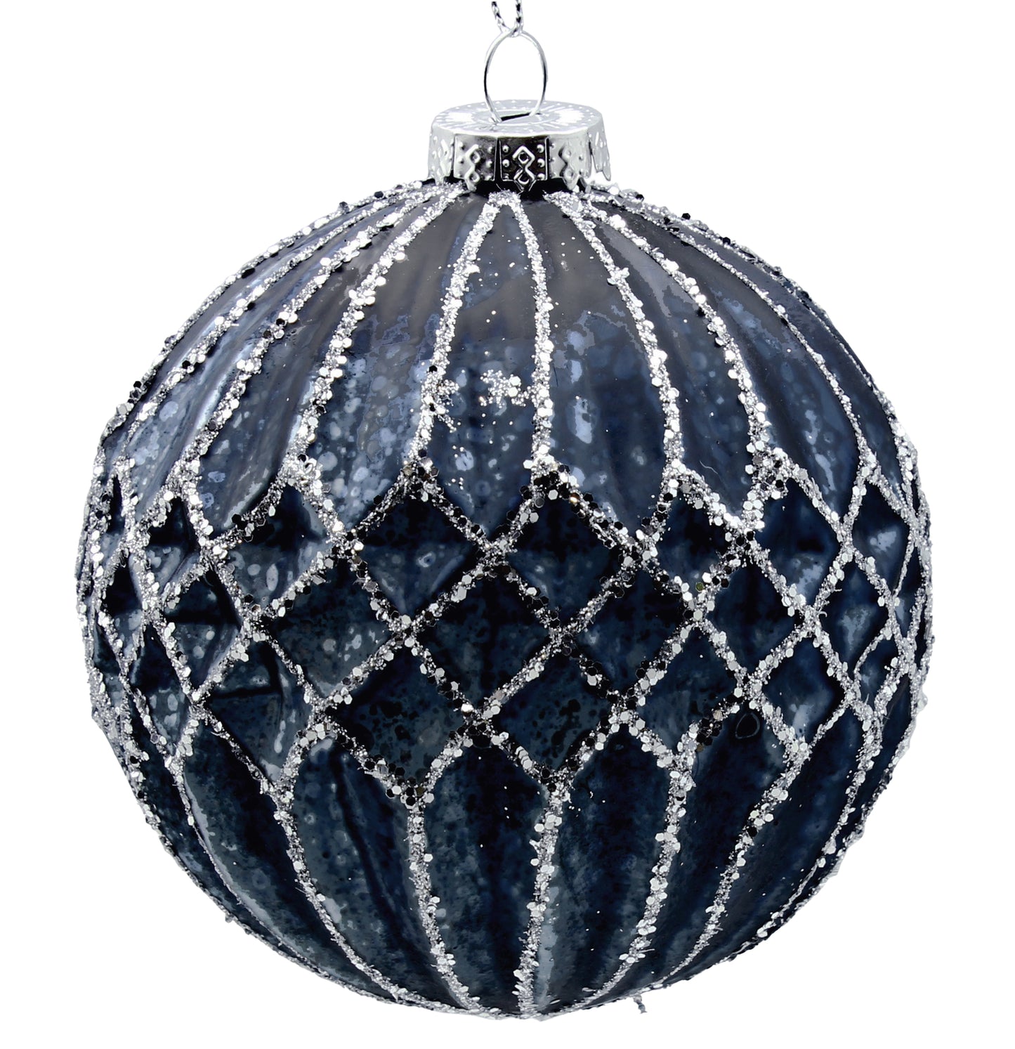 10cm Blue Ornament