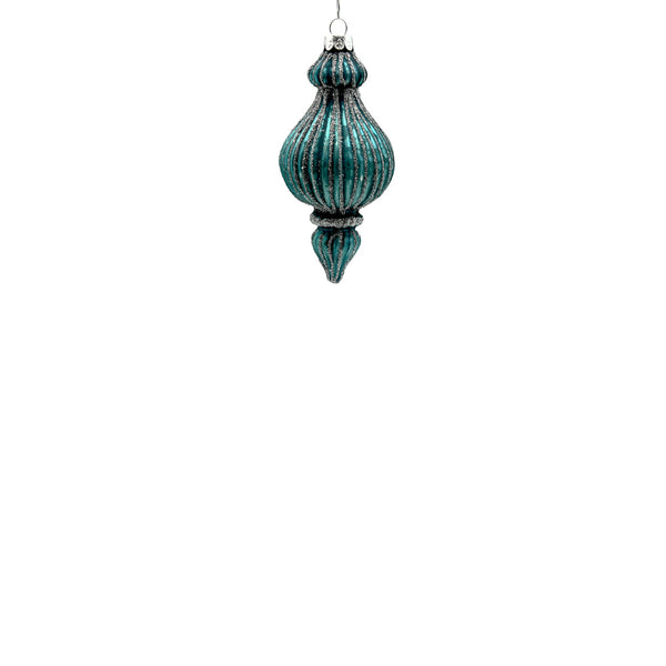 Blue Finial Ornament  6-12