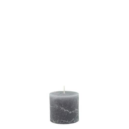 Rustic Pewter 3 x 3" Pillar Candle
