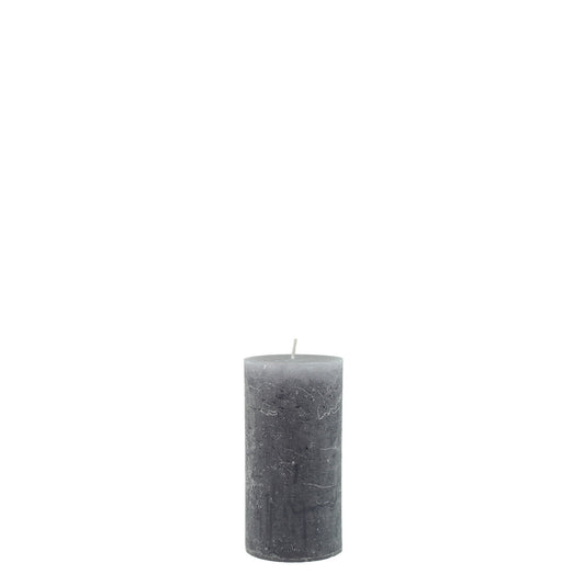 Rustic Pewter 3 x 6" Pillar Candle