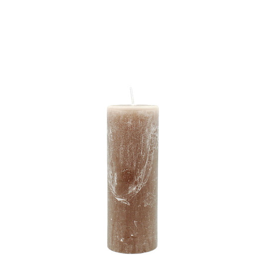 Rustic Stone 3 x 8" Pillar Candle