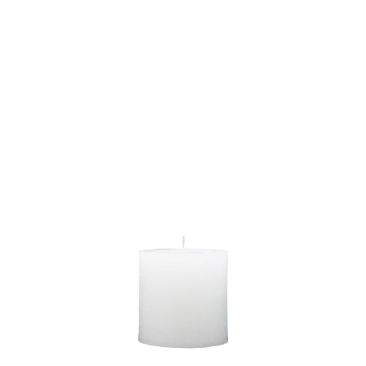Rustic Blanco 4 x 4" Pillar Candle