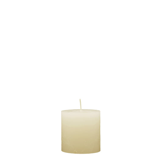 Rustic Chantilly 4 x 4" Pillar Candle