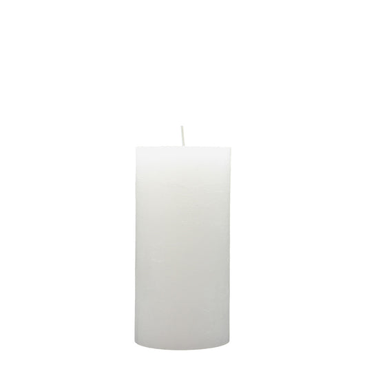 Rustic Blanco 4 x 8" Pillar Candle