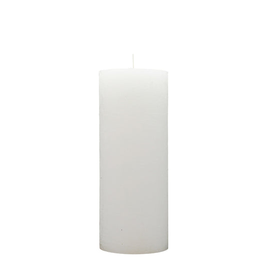 Rustic Blanco 4 x 10" Pillar Candle