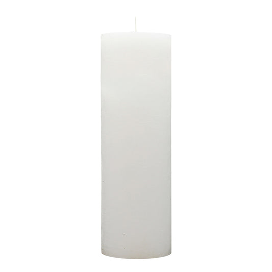 Rustic Blanco 4 x 12" Pillar Candle