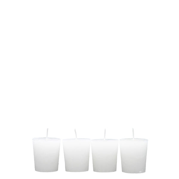Votive Candles Set of 4 Blanco