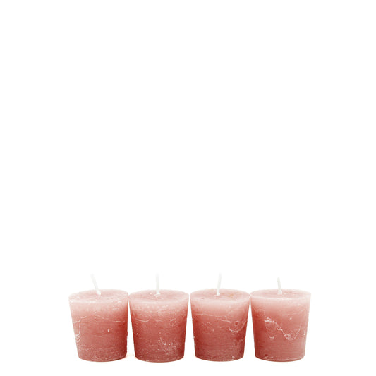 Votive Candles Set of 4 Blush