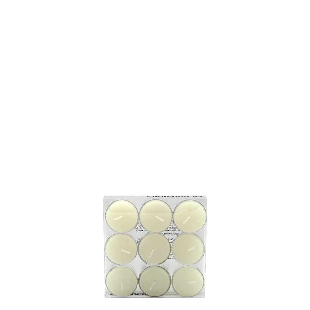 Tealight Candles Set of 9 Chantilly