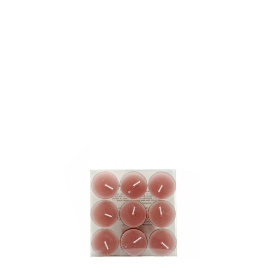 Tealight Candles Set of 9 Blush